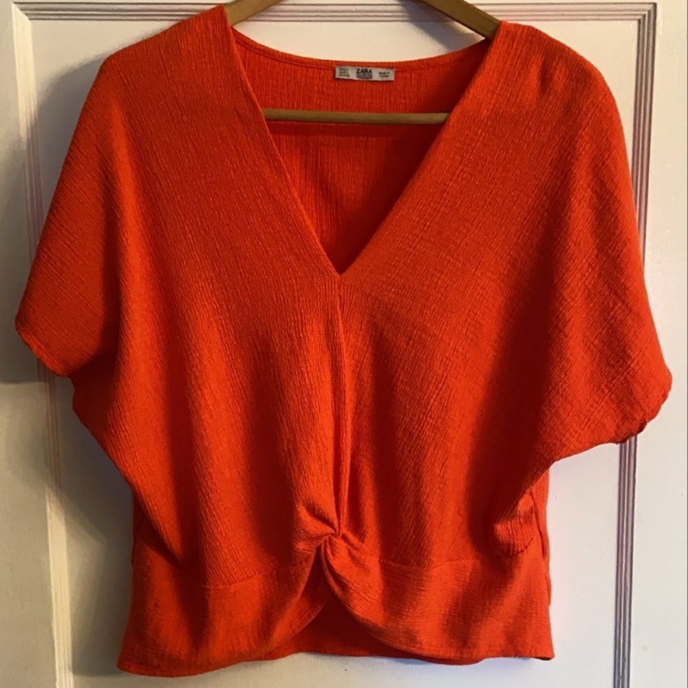 ZARA twist top - slightly cropped